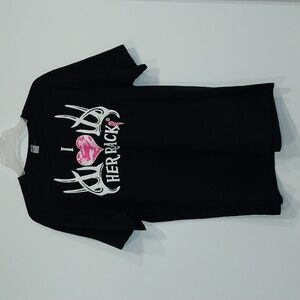 631 Men's I love her rack black T-shirt